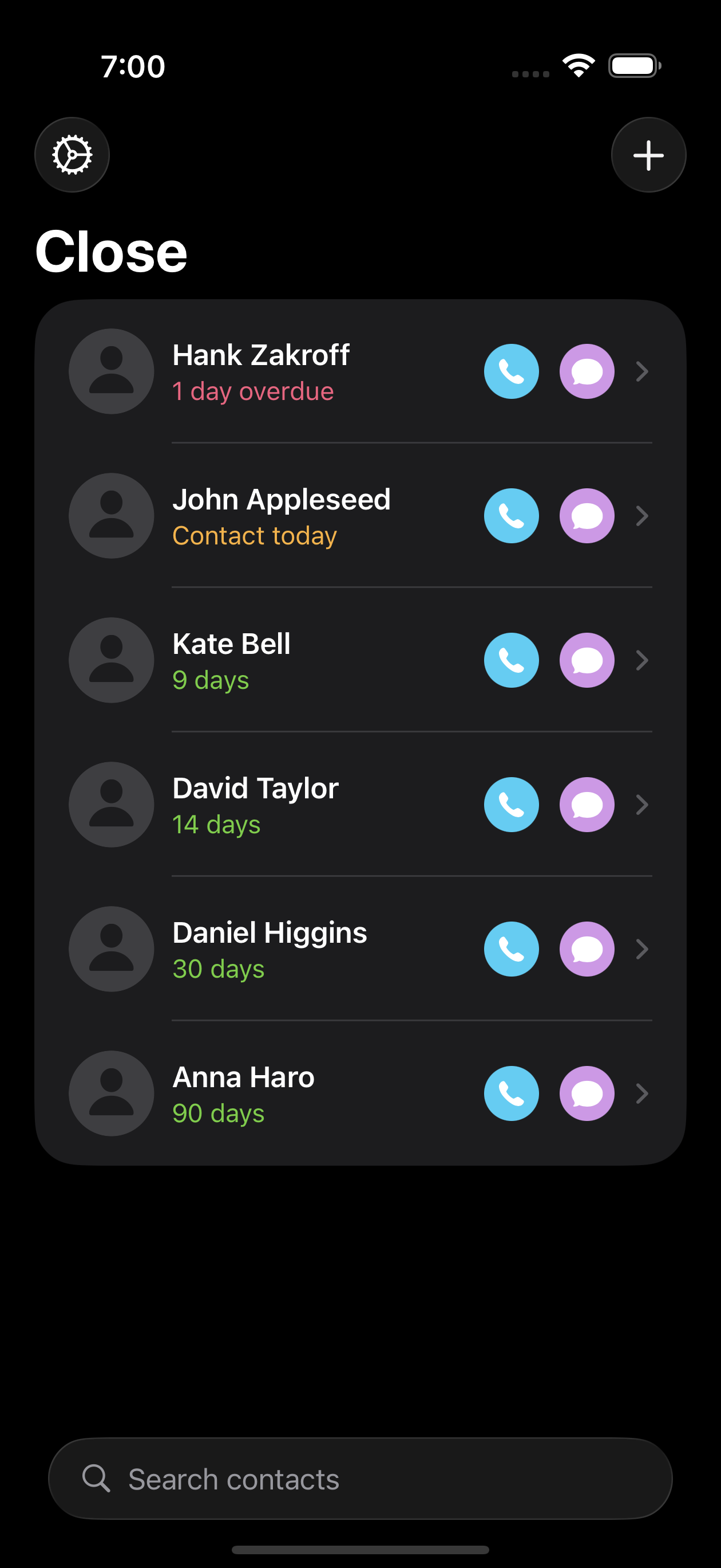 Close app notifications